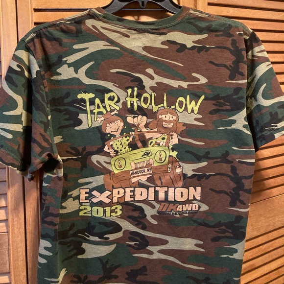 Tar Hollow Expedition 2012 Camouflage Tee Shirt - Picture 9 of 12
